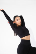 Elite Uzun Kollu Seamless Crop MB1140