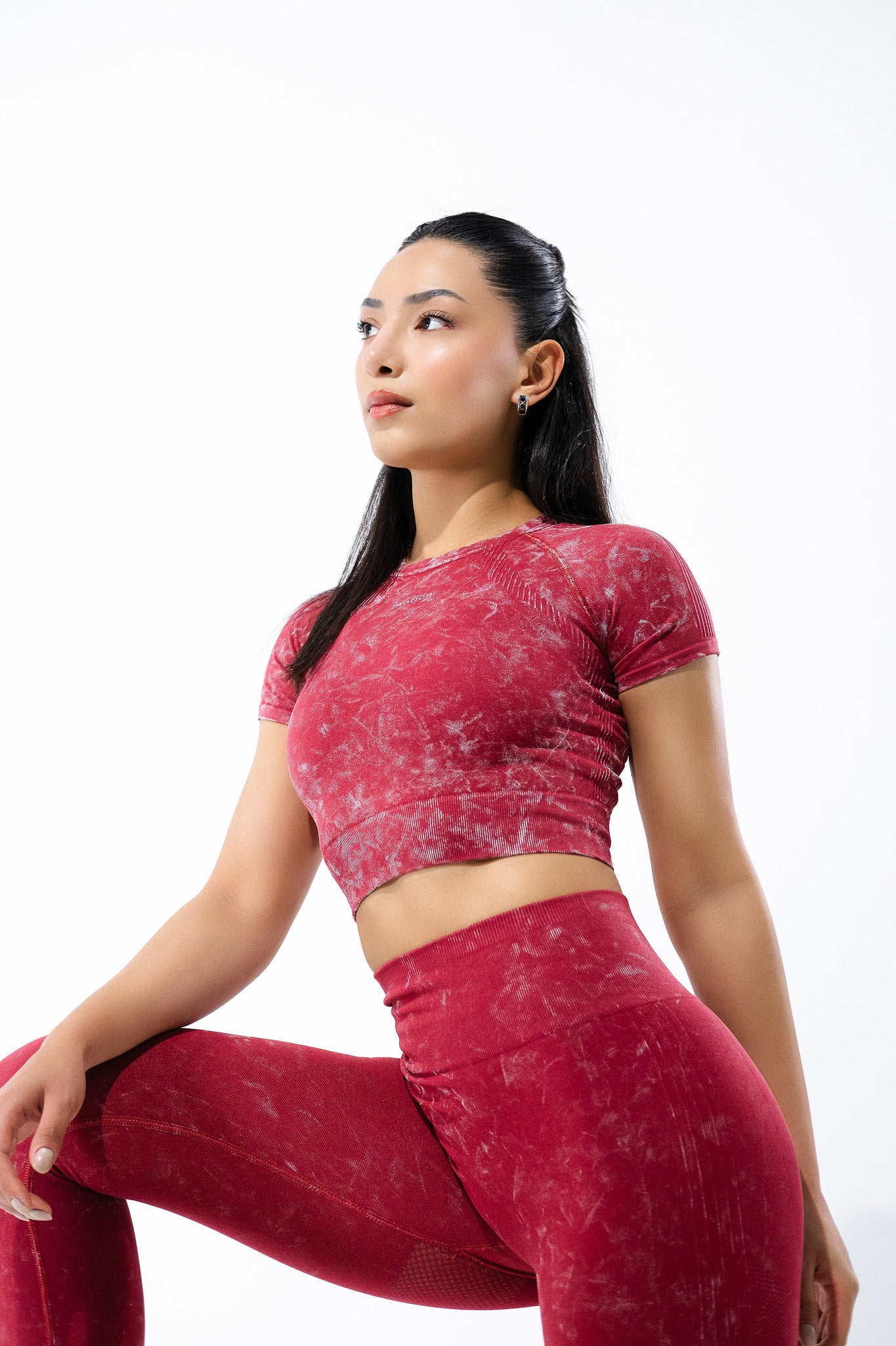 Yıkama Detaylı Spor Crop