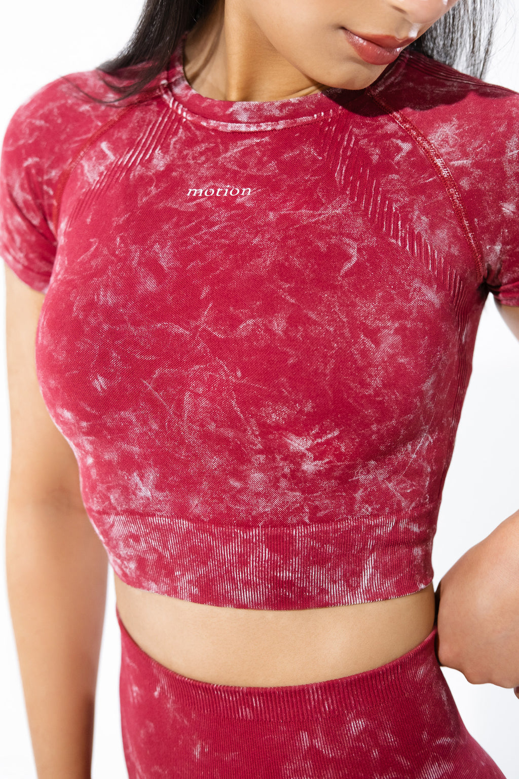 Yıkama Detaylı Spor Crop